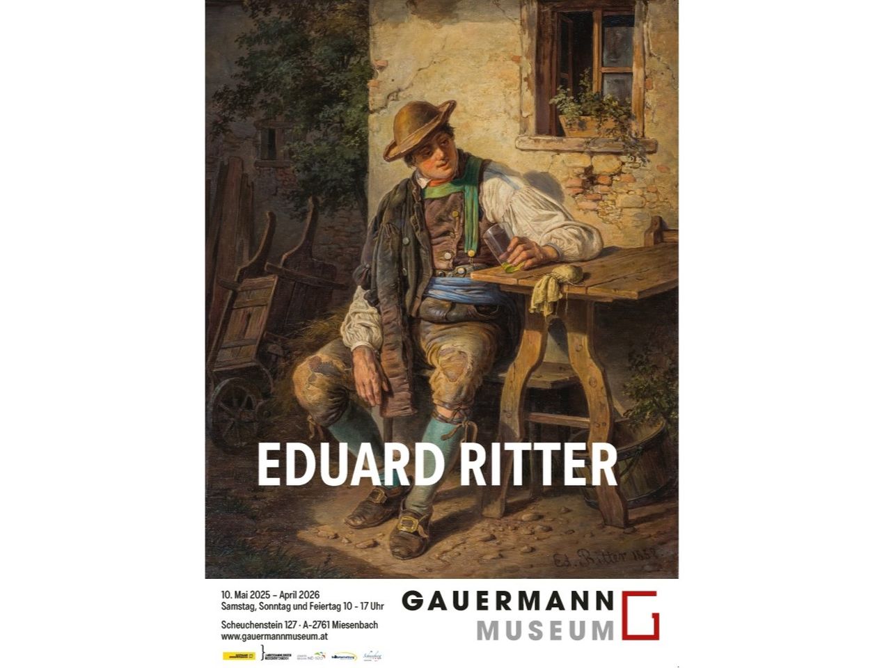 Plakat der Ausstellung "Eduard Ritter"